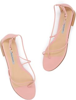 String Sandals in Pink, Size IT 36