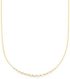 Graduate Diamond Necklace in Yellow Gold/Diamond