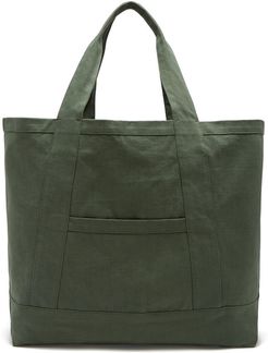 Canvas Tote Bag in Army Green