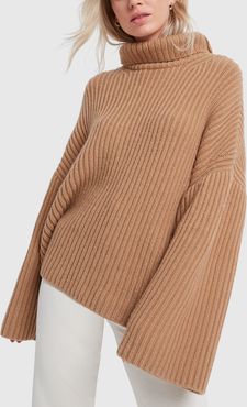 Raw Sweater in Camel, X-Small