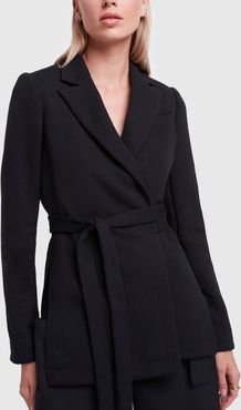 Wrap Jacket in Black, Size 0