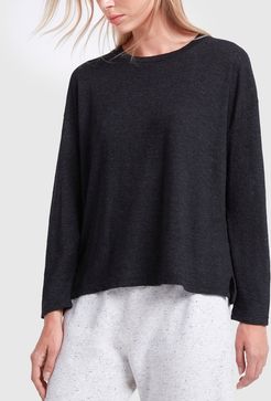 Granite Slouchy Top in Black, X-Small