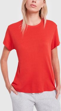 70S Loose Tee in Red Orange, X-Small
