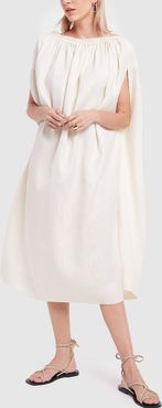 Cocoon Dress in Ivory, Size 1