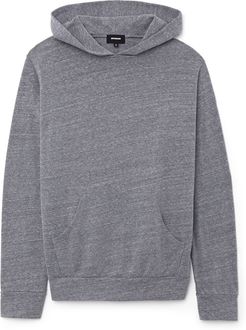 Heather Fleece Pullover Hoodie in Dark Heather, Small