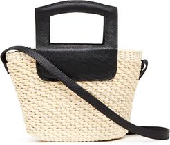 Mini Tote in Natural/Black