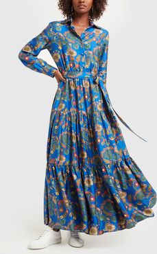 Bellini Dress in Thistle Blu, X-Small
