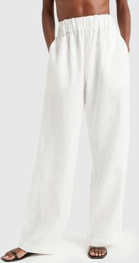 Pull-On Pant in Ivory, Size UK 6