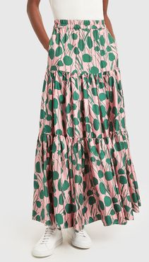 Big Skirt in Moses Rosa, X-Small