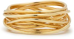 Wire Bound Ring in Gold Vermeil, Small