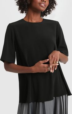 Short-Sleeve Shirt in Black, X-Small