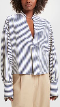 Maggie Shirt in Blue/White, Size IT 38