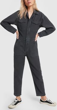 Marta Jumpsuit in Washed Black, X-Small