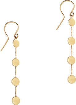 Circle-By-The-Inch Earrings in Yellow Gold