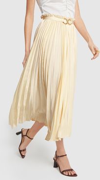 Kiera Skirt in Ivory, Size UK 6