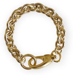 Cable Bracelet in Gold Plated Brass