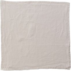 Simple Linen Napkin, Set Of 4 in Light Grey