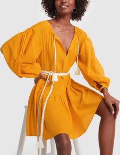 Sasha Dress in Mango, X-Small