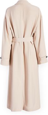 The Jany Drapey Trench in Dusty Pink, X-Small