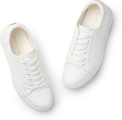 Kam Leather Sneakers in White, Size 5.5
