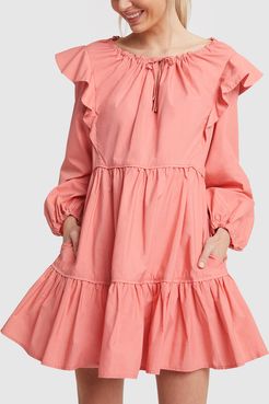 Pasteque Trapeze Mini Dress, X-Small/Small