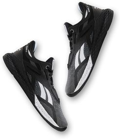 Nano X Sneakers in Black/White/Glass Blue, Size 6