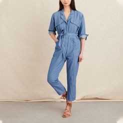 Chambray Expedition Jumpsuit, X-Small