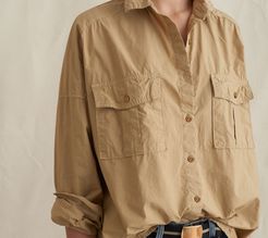 Keeper Button-Down in Vintage Khaki, X-Small
