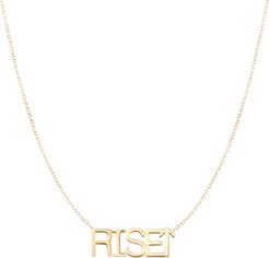 Rise Up Necklace in Yellow Gold