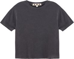 Babe Tee in Faded Black, X-Small