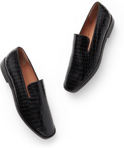 Olympia Loafers in Black Coco, Size 6