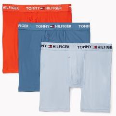 Everyday Microfiber Boxer Brief 3Pk Grey/Blue/Tomato - L