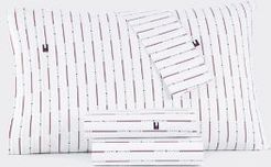 Signature Stripe Sheet Set White - FULL
