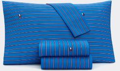 Hilfiger Stripe Oxford Sheet Set Marina - FULL