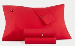 Signature Solid Red Sheet Set Red - FULL