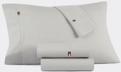 Signature Solid Gray Pillowcase Set Alloy - KING