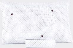 Multi Burst Sheet Set White - TWIN