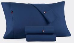 Signature Solid Dark Blue Pillowcase Set Dark Blue - TWIN