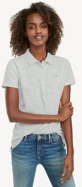 Regular Fit Essential Stretch Cotton Polo Grey Heather - XXS