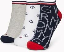 Ankle Sock 3Pk Masters Navy/Grey/White -