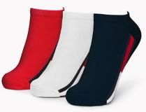 Ankle Sock 3Pk Classic White/Multi -