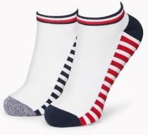 Yoga Sock 2Pk Classic White/Navy/Red -