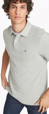 Custom Fit Essential Solid Polo Grey Heather - XS