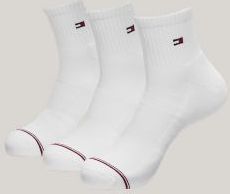 Quarter Top Socks 3Pk Classic White -