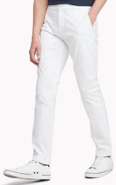 Slim Fit Essential Stretch Chino Bright White - 32/32