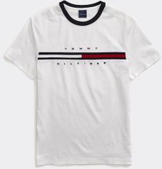 Adaptive Signature Stripe Tee Bright White - XXL