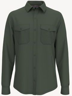 Essential Shirt Jacket Thyme - XS