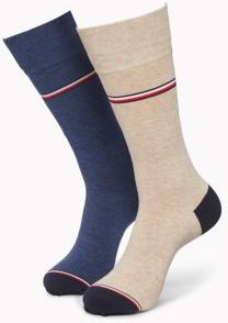 Trouser Sock 2Pk Blue Heather/ Stone -