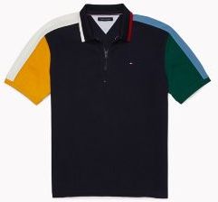 Adaptive Classic Fit Colorblock Polo Sky Captain/Multi - S