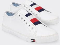 Flag Laceless Sneaker White/Signature - 8